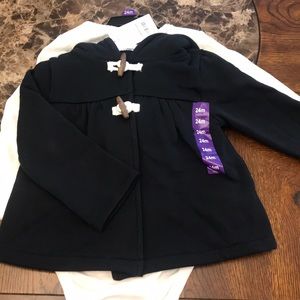Carters 3 piece outfit with onesie, pants, jacket